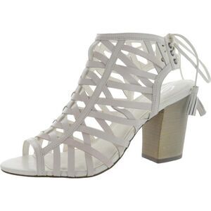 SBICCA MANITOU LEATHER ANKLE STRAP GLADIATOR SANDALS A10